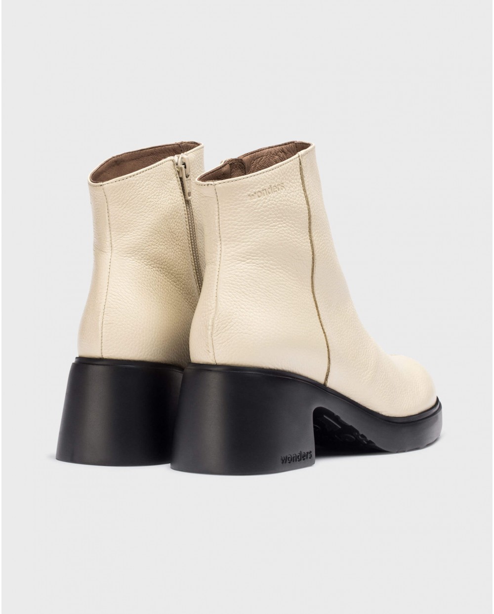 Wonders-Ankle Boots-Cream RUBI ankle boot