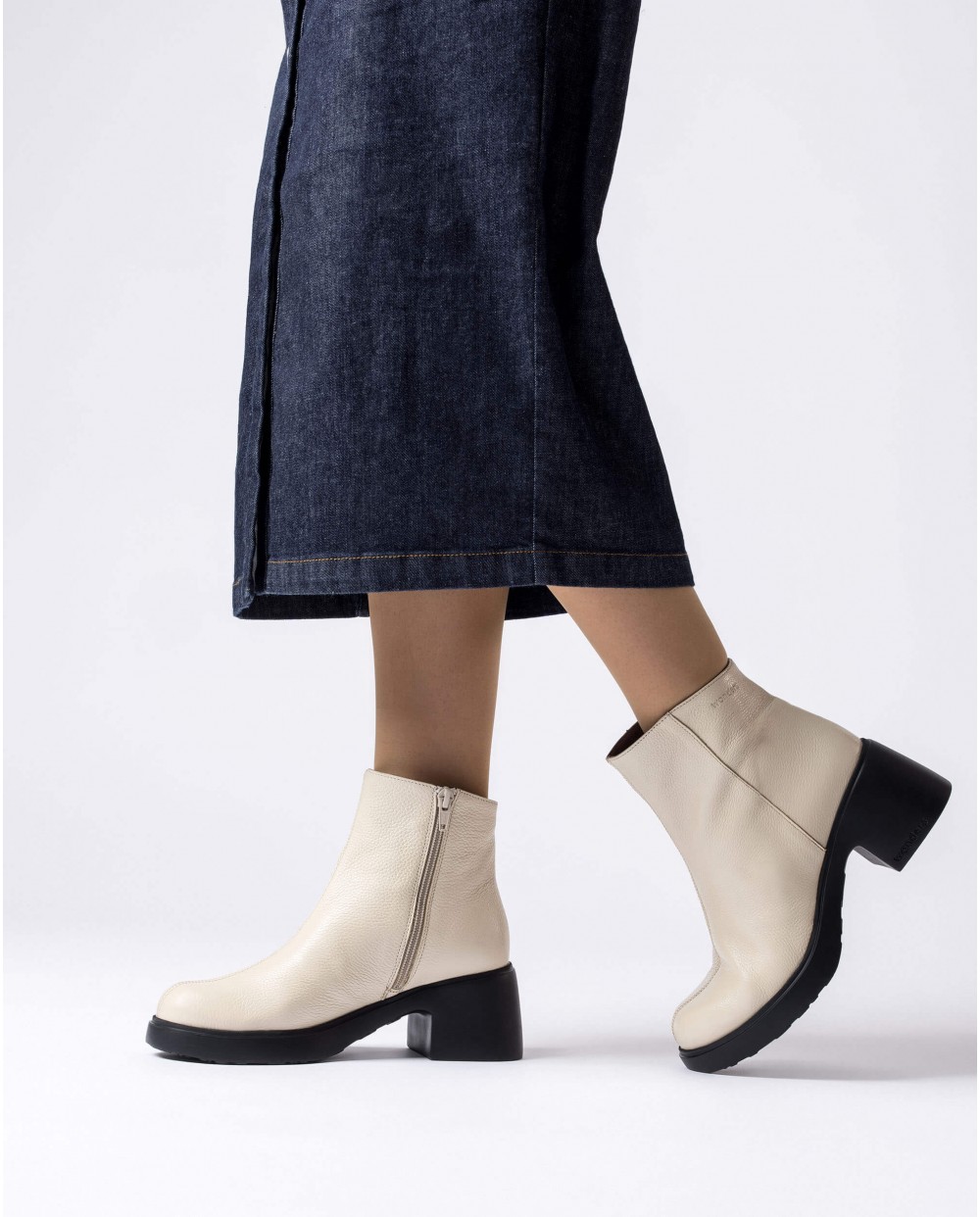 Wonders-Ankle Boots-Cream RUBI ankle boot