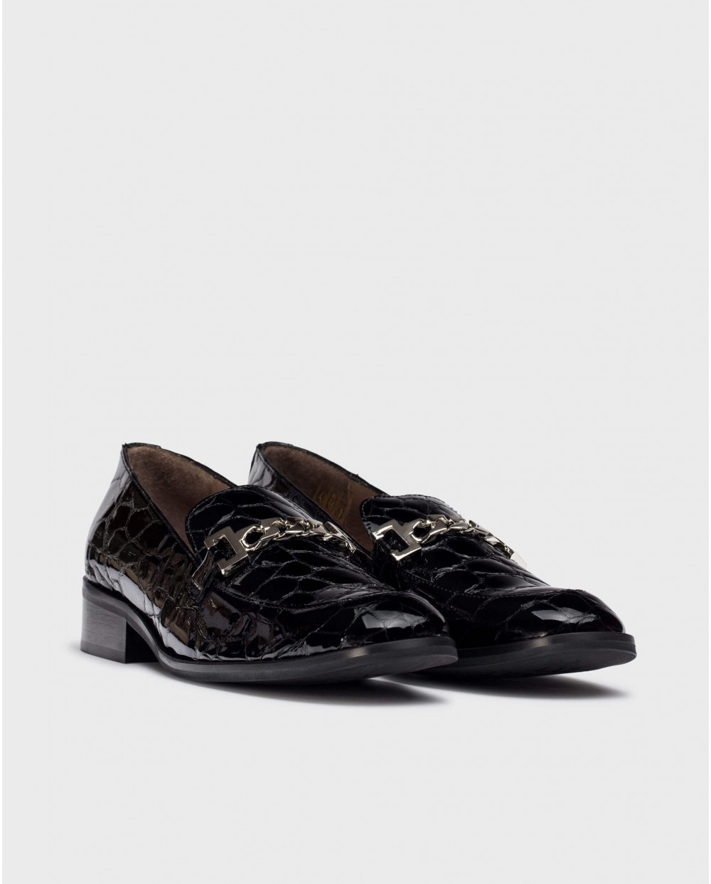 Wonders-Loafers-Black ROBERT Moccasin