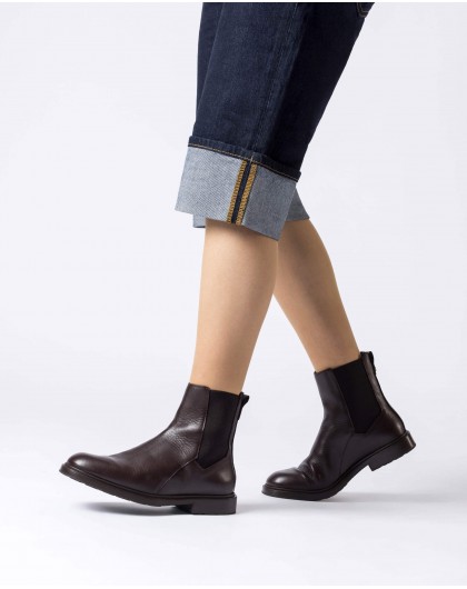 Wonders-Ankle Boots-Brown SCAR Ankle boot