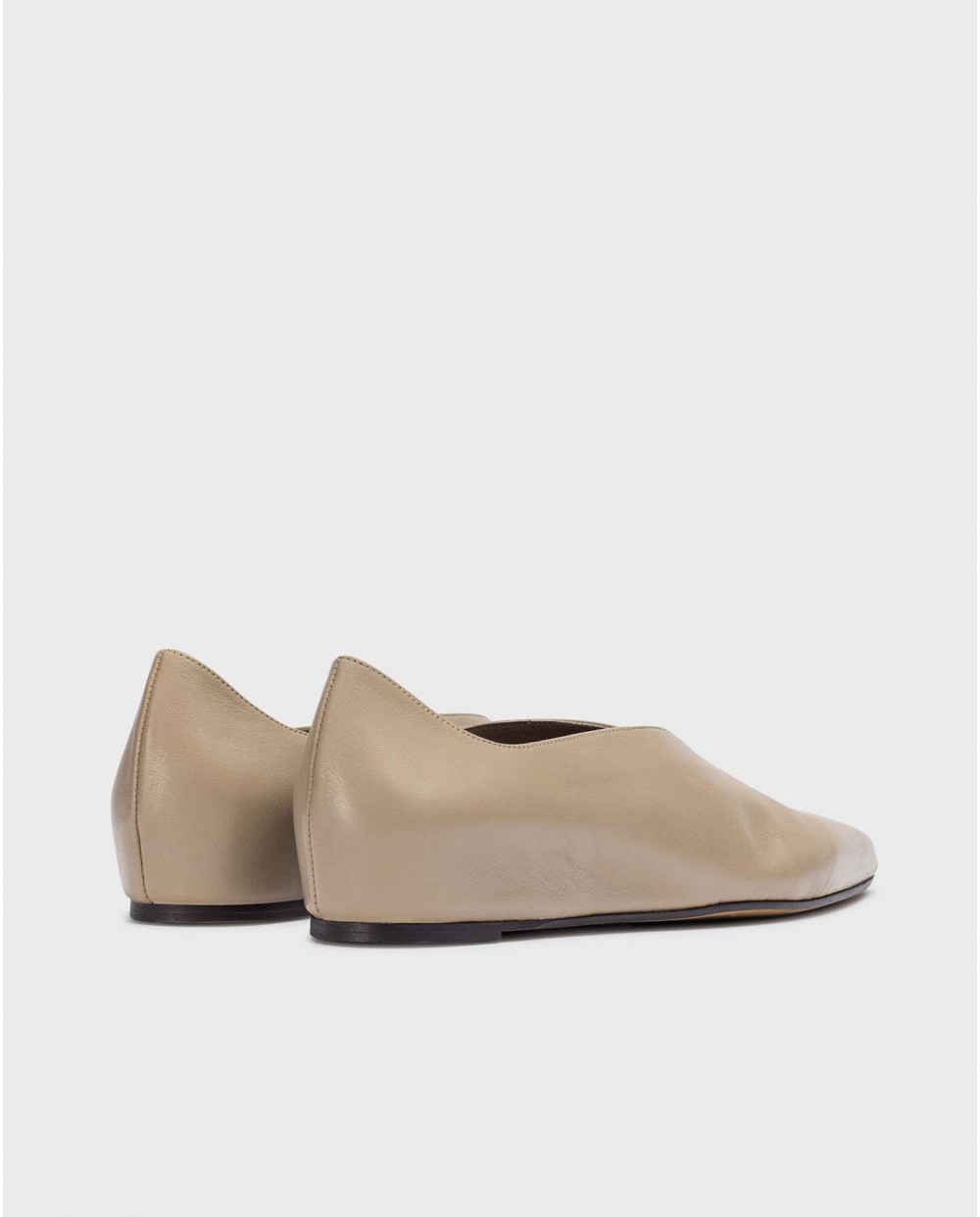 Wonders-Pre Fall 2024-Brown MARTINA Ballet Flat