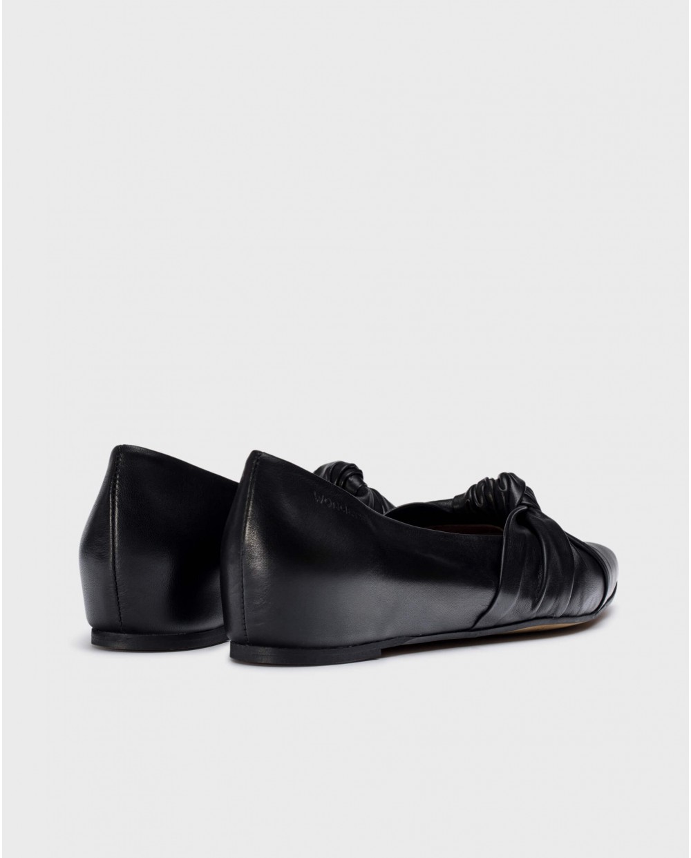 Wonders-Pre Fall 2024-Black EUGENIA ballet flat