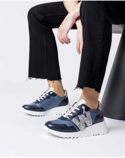 Wonders-Sneakers-Blue ROBERT Sneaker