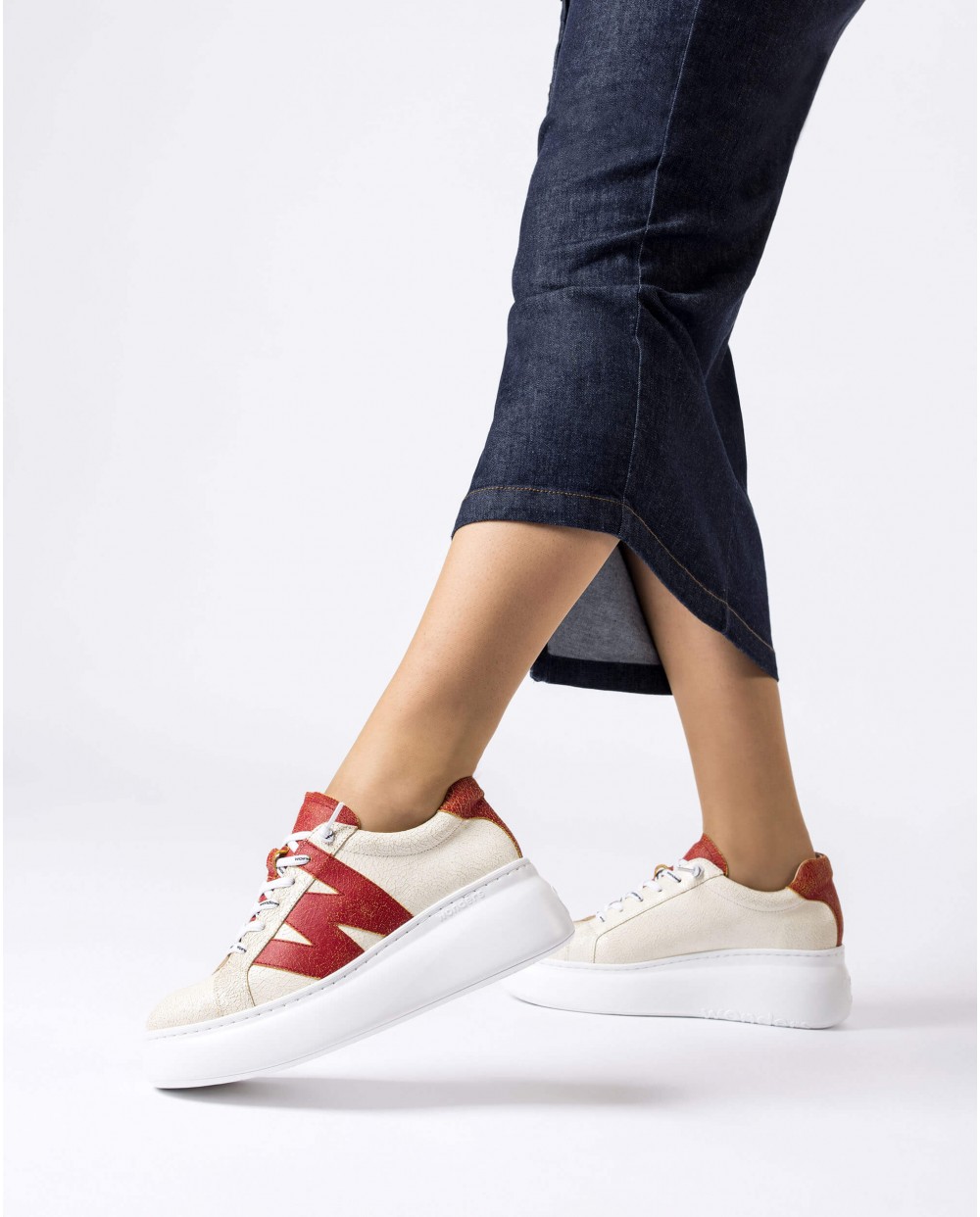 Wonders-Sneakers-White DORITA Sneaker