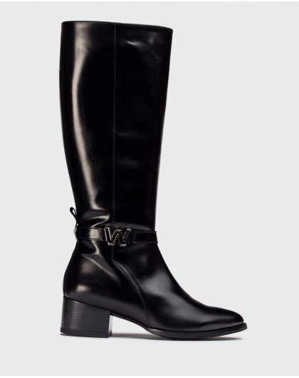 Wonders-Botas-Botas BOSTON Negras