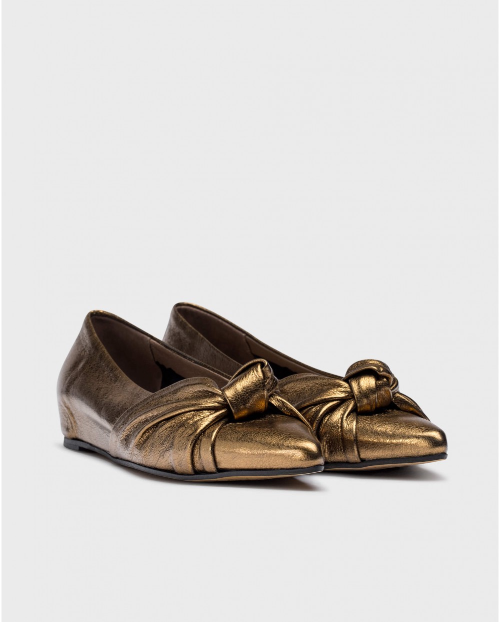 Gold EUGENIA ballet flat