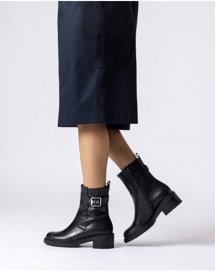 Wonders-Ankle Boots-Black LUMEN Ankle Boots