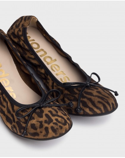 Animal Print BO Ballet Flat