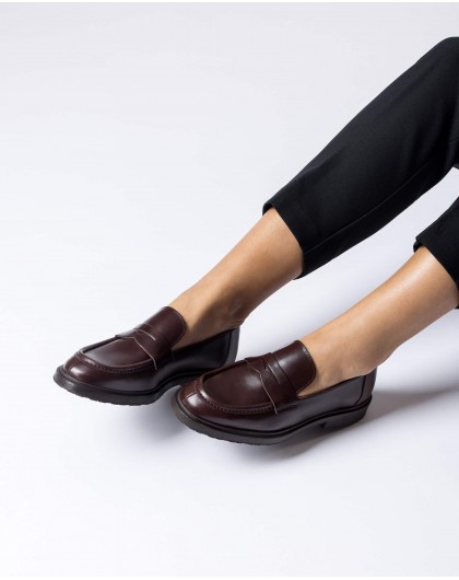 Brown NED Loafers