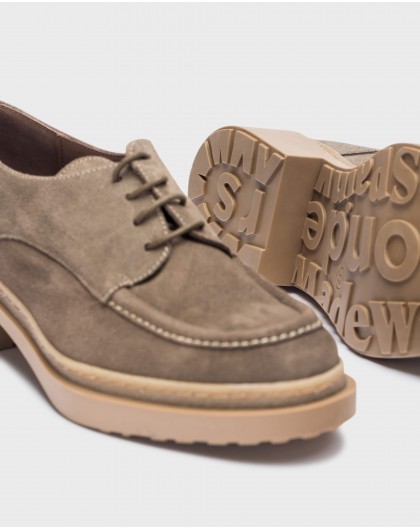 Wonders-Outlet Zapatos planos-Bluchers BEA Marrones