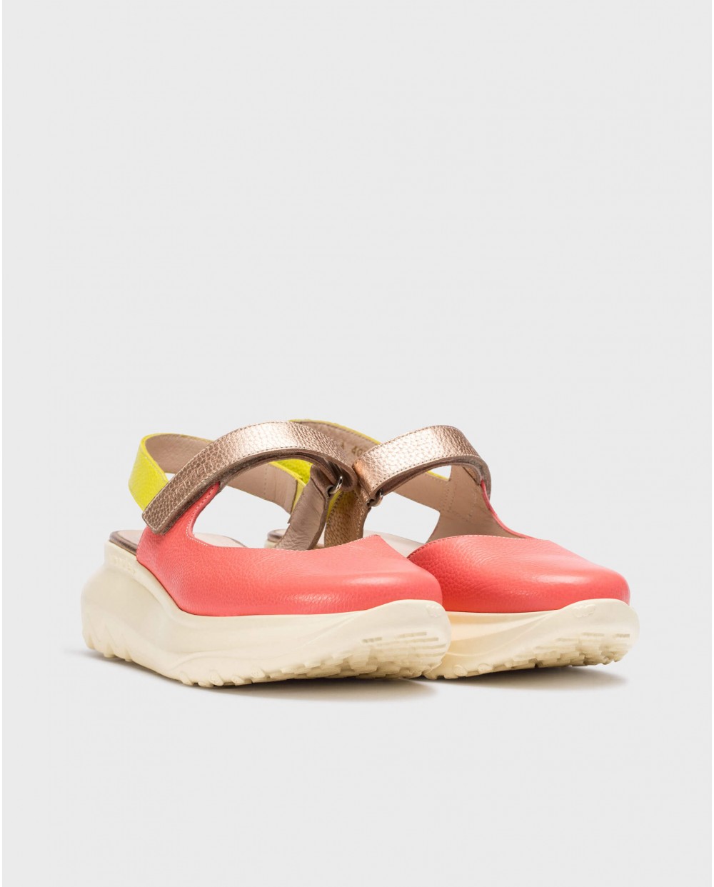 Wonders-Plataformas-Zapatos ZAIRE Coral