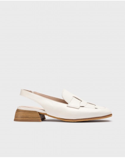 Wonders-Flat Shoes-White RENATA Jelly Sandal