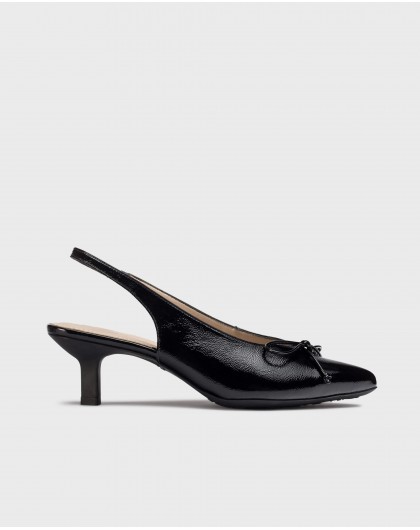 Wonders-SS 2025-Black INGRID Slingback