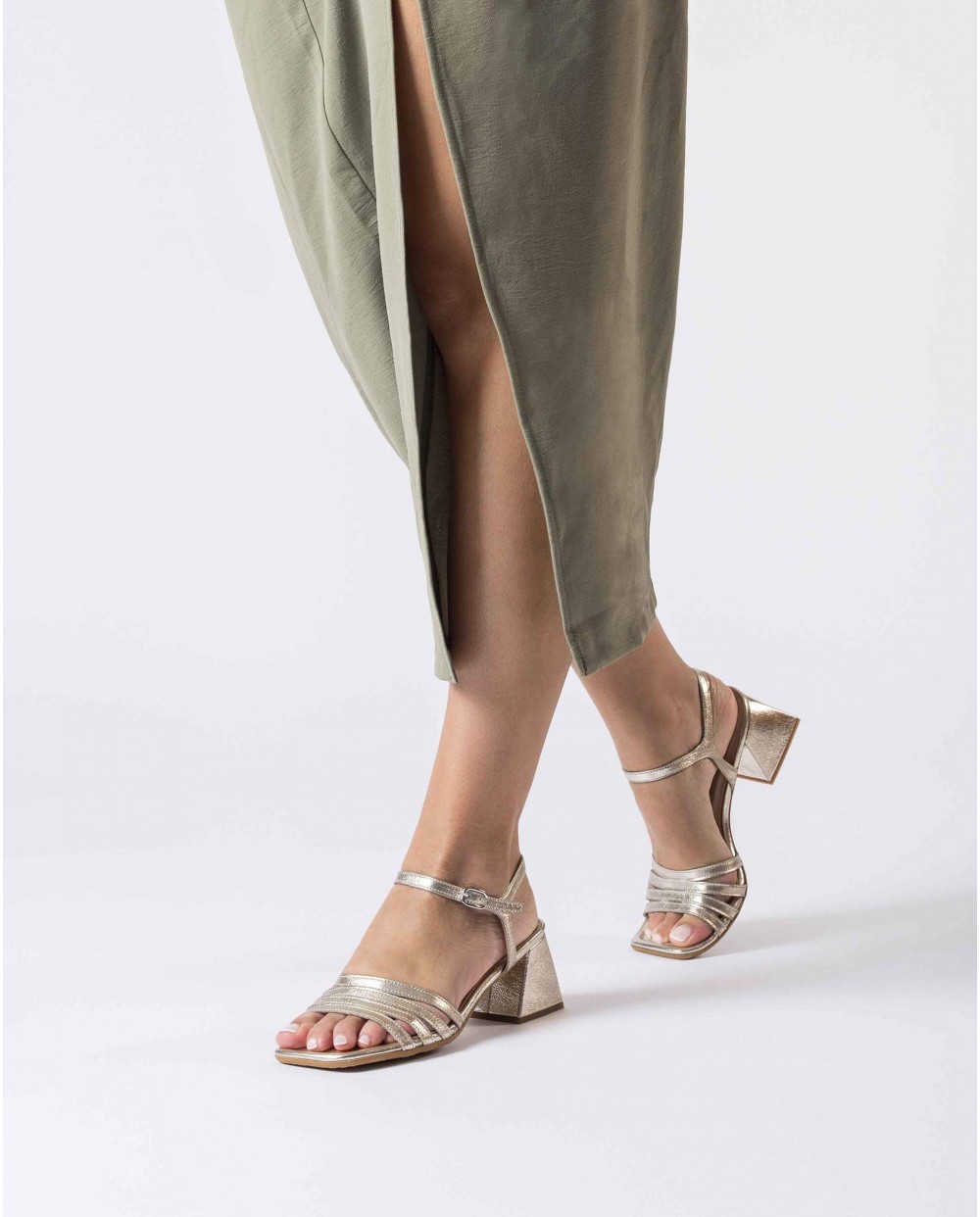 Wonders-Sandalias-Sandalias MARCIA Oro