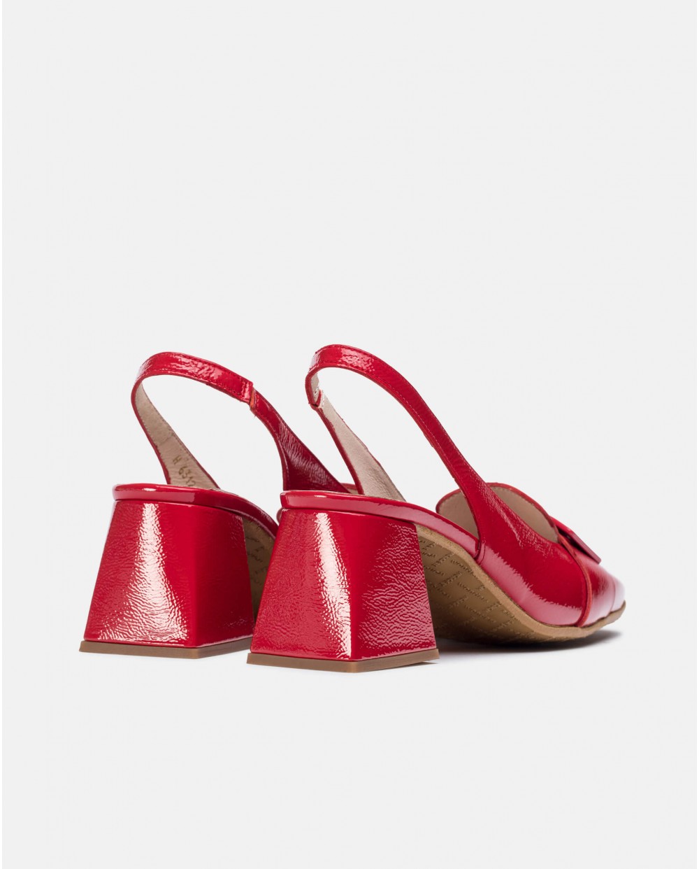 Wonders-SS 2025-Red REBECA Slingback