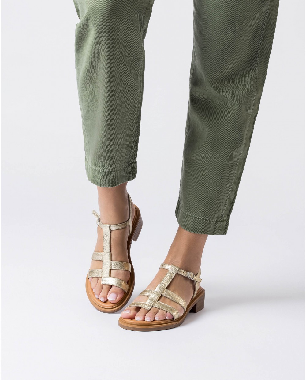 Wonders-Sandalias-Sandalias JANET Oro