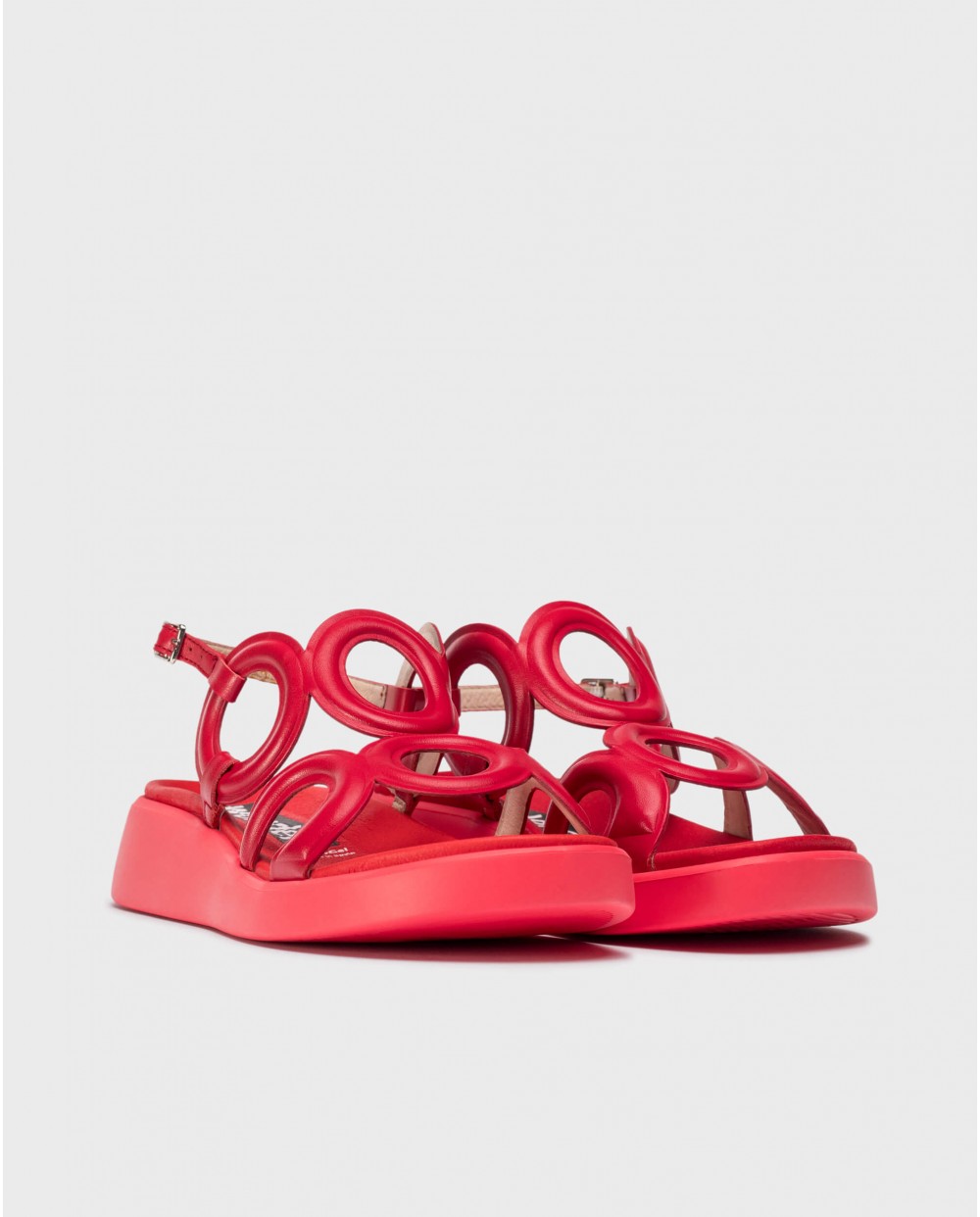 Wonders-Sandalias-Sandalias TOLEDO Rojos