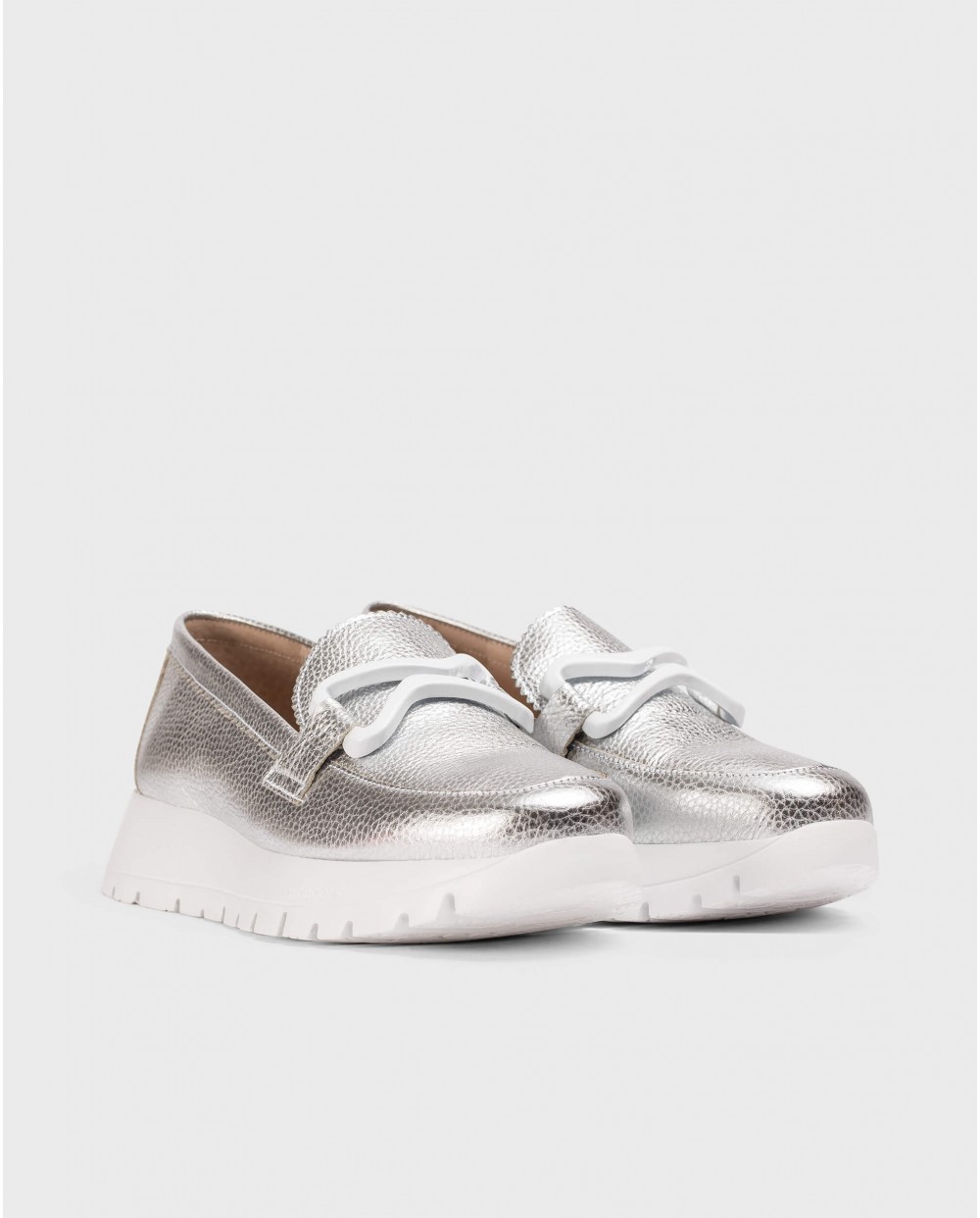 Wonders-Loafers-Silver AURA Loafer