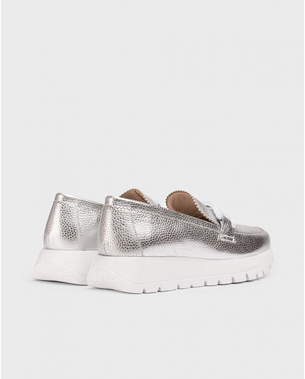 Wonders-Loafers-Silver AURA Loafer