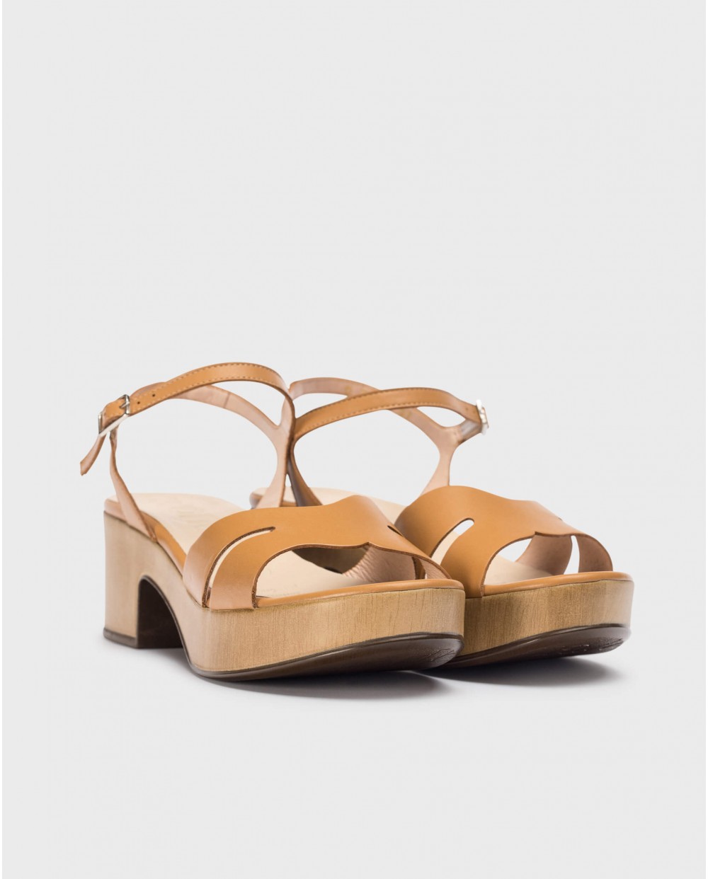 Wonders-Sandalias-Sandalias ELARA Marrones