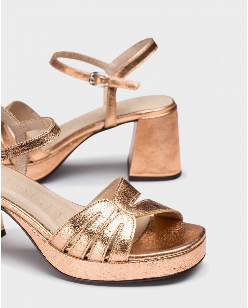 Wonders-Sandalias-Sandalias DANNA Oro Rosa