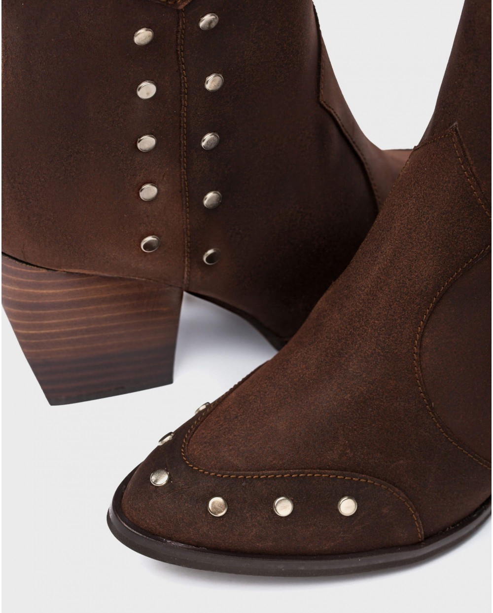 Wonders-Ankle Boots-Ankle boot with metallic detail