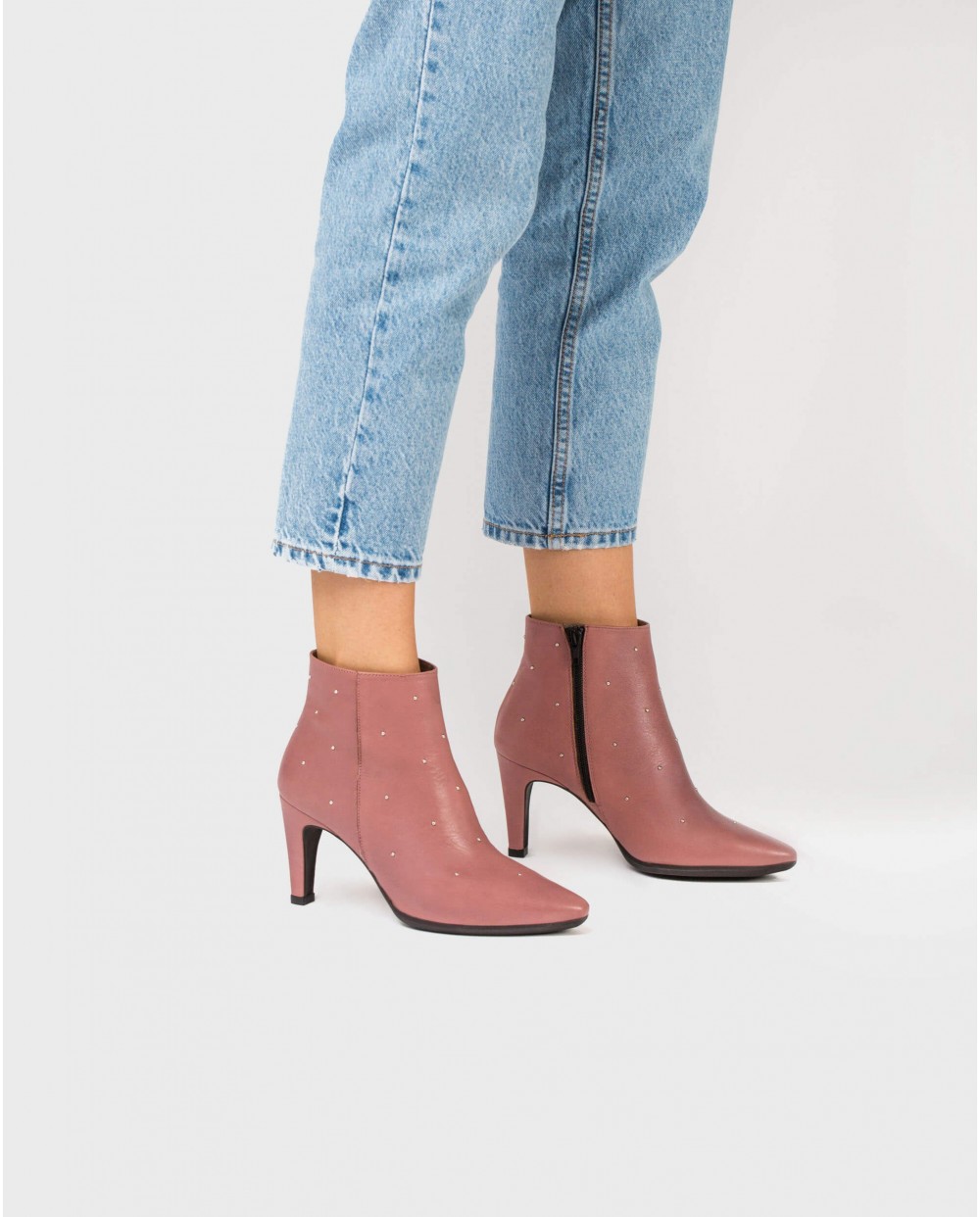 Wonders-Outlet-Ankle boot with metallic details