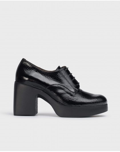 Wonders-Boots-Black Loira shoes.