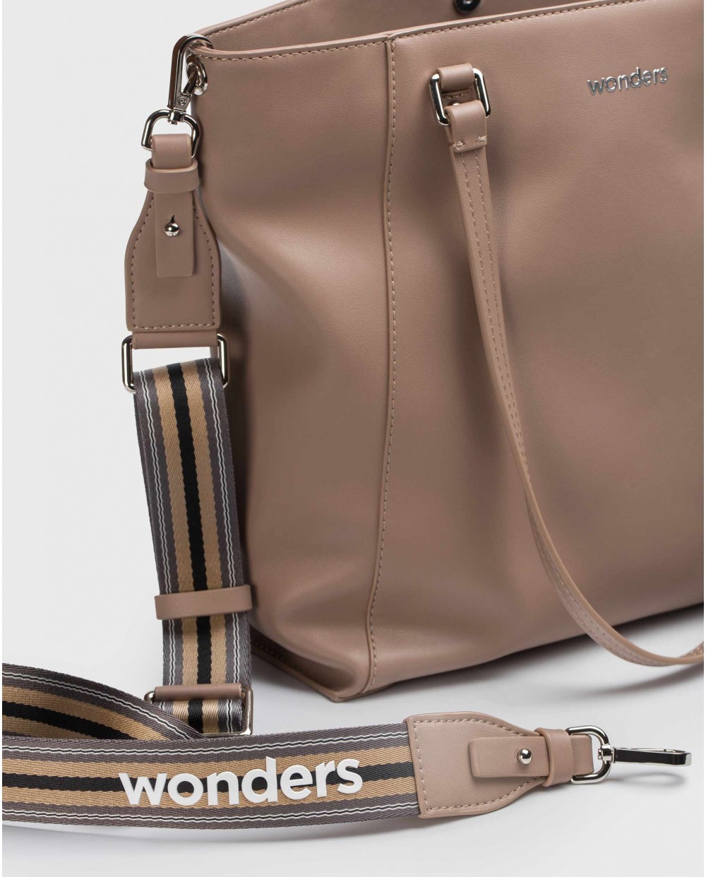 Wonders-Outlet Bags-ZURI Taupe Bag