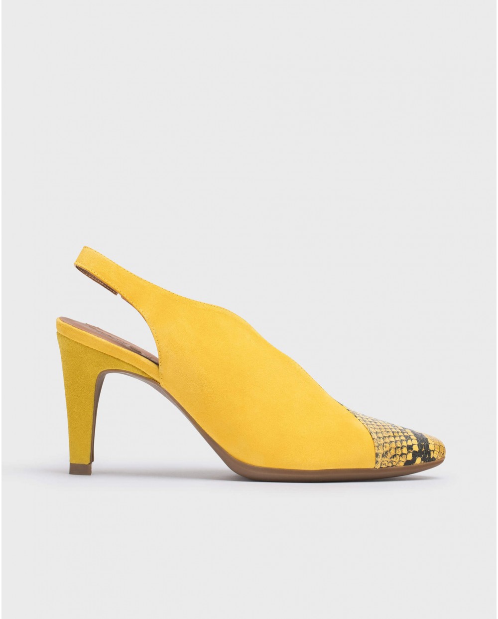 Wonders-Outlet Heels-PAZ Yellow Shoe