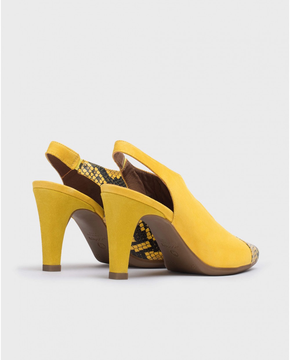 Wonders-Heels-PAZ Yellow Shoe