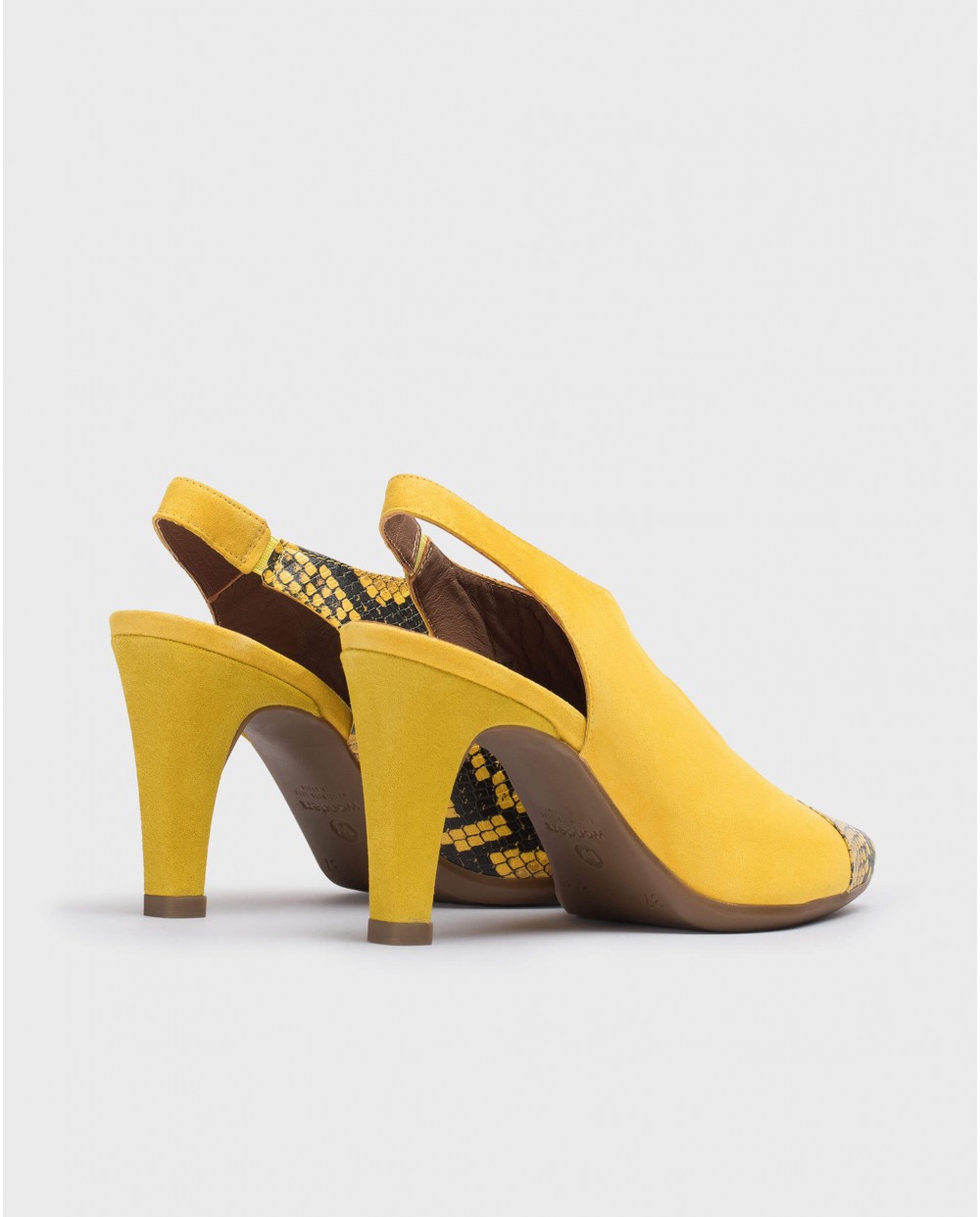 Wonders-Outlet Heels-PAZ Yellow Shoe