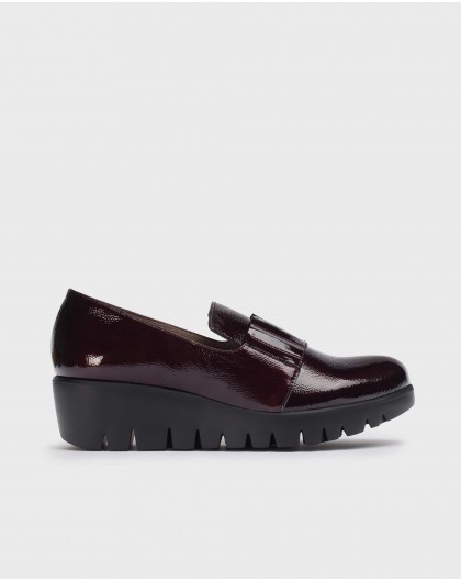 Wonders-Outlet-Burgundy Kanai Moccasin