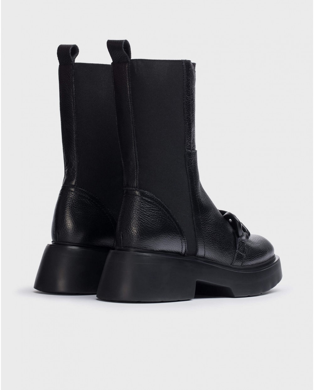 Wonders-Boots-Black Aiko Ankle Boot