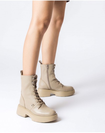 Wonders-Boots-Brown Asa Ankle Boot