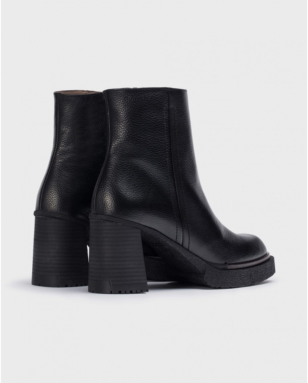 Wonders-Final season-Black MIERA Ankle boot