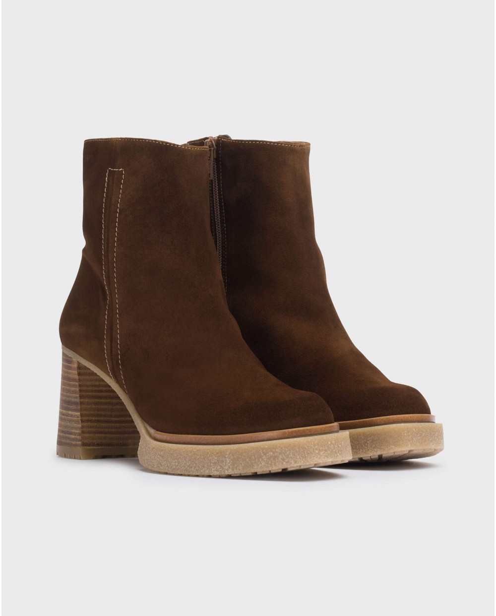 Wonders-Final season-Capuccino MIERA Ankle boot