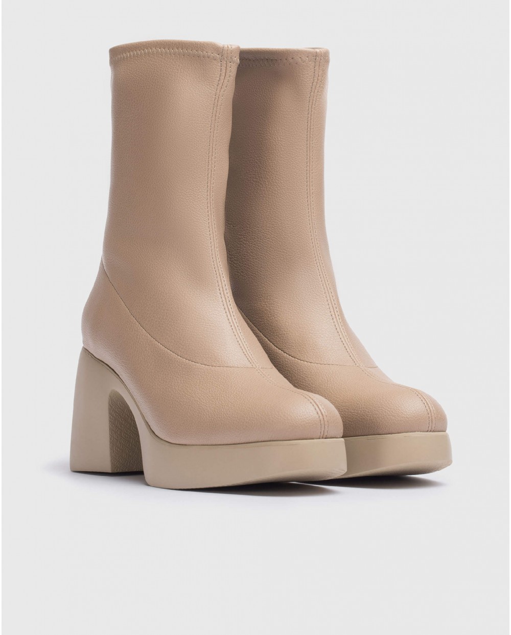 Wonders-Platforms-Brown Eris Ankle Boot