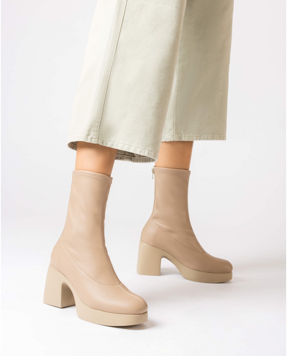 Wonders-Platforms-Brown Eris Ankle Boot