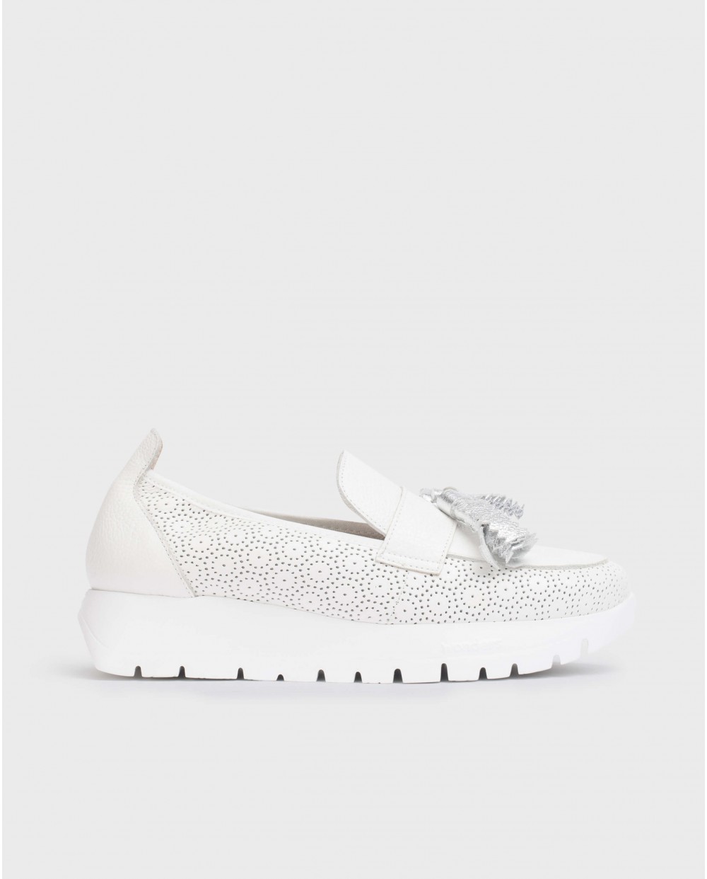 Wonders-Loafers-White MATERIA Moccasin