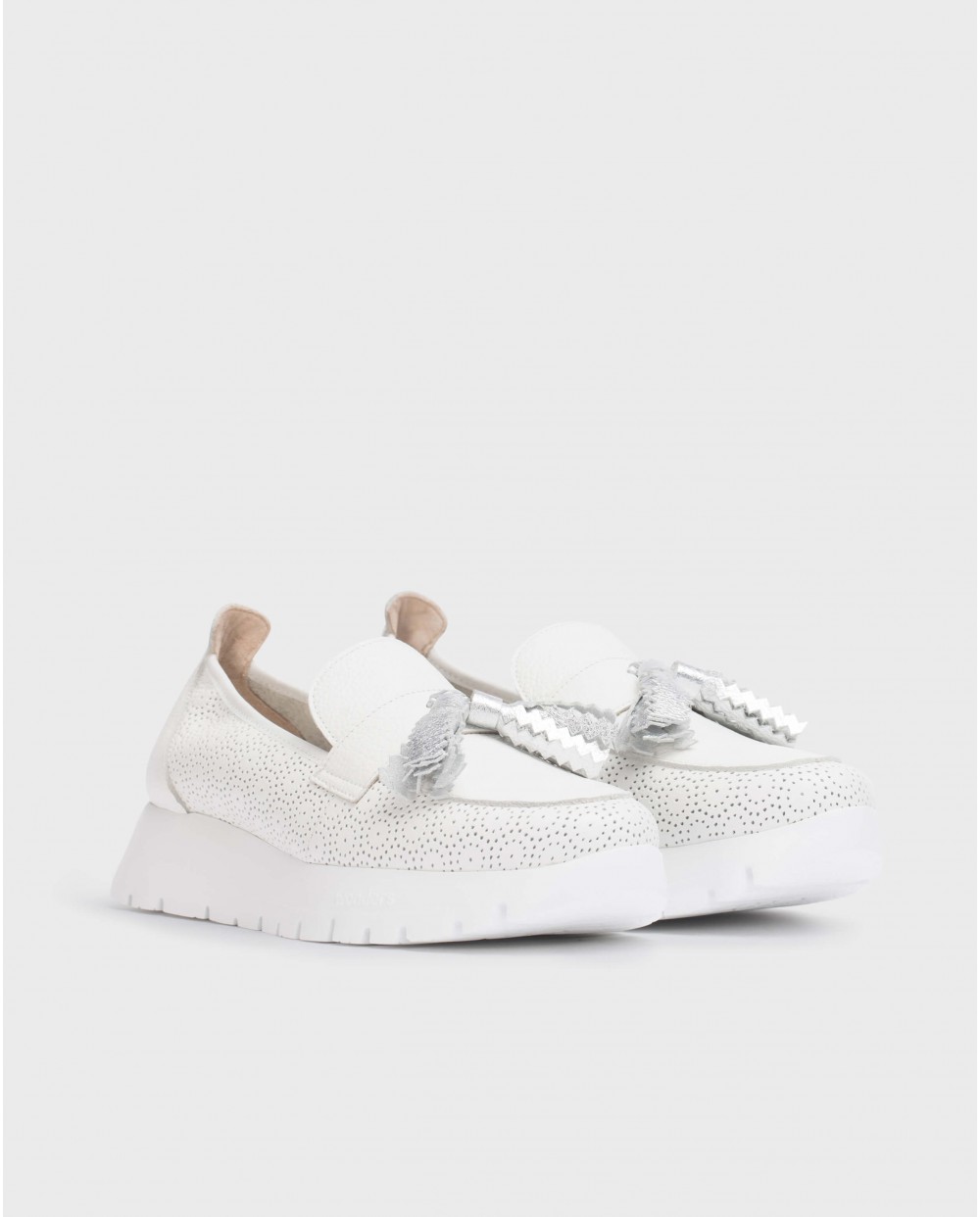 Wonders-Loafers-White MATERIA Moccasin