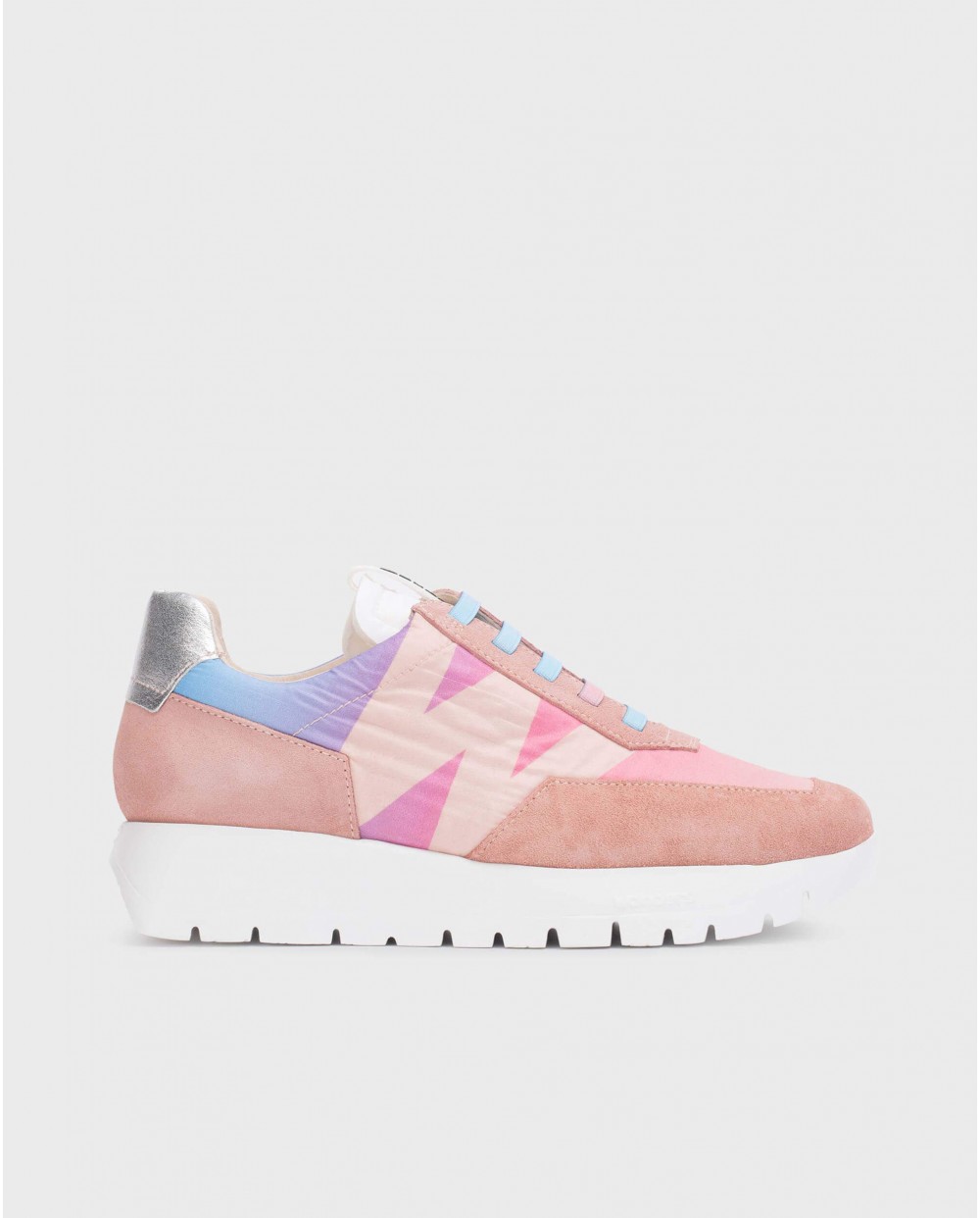 Wonders-Outlet Flat Shoes-Pink ODISEI Sneaker