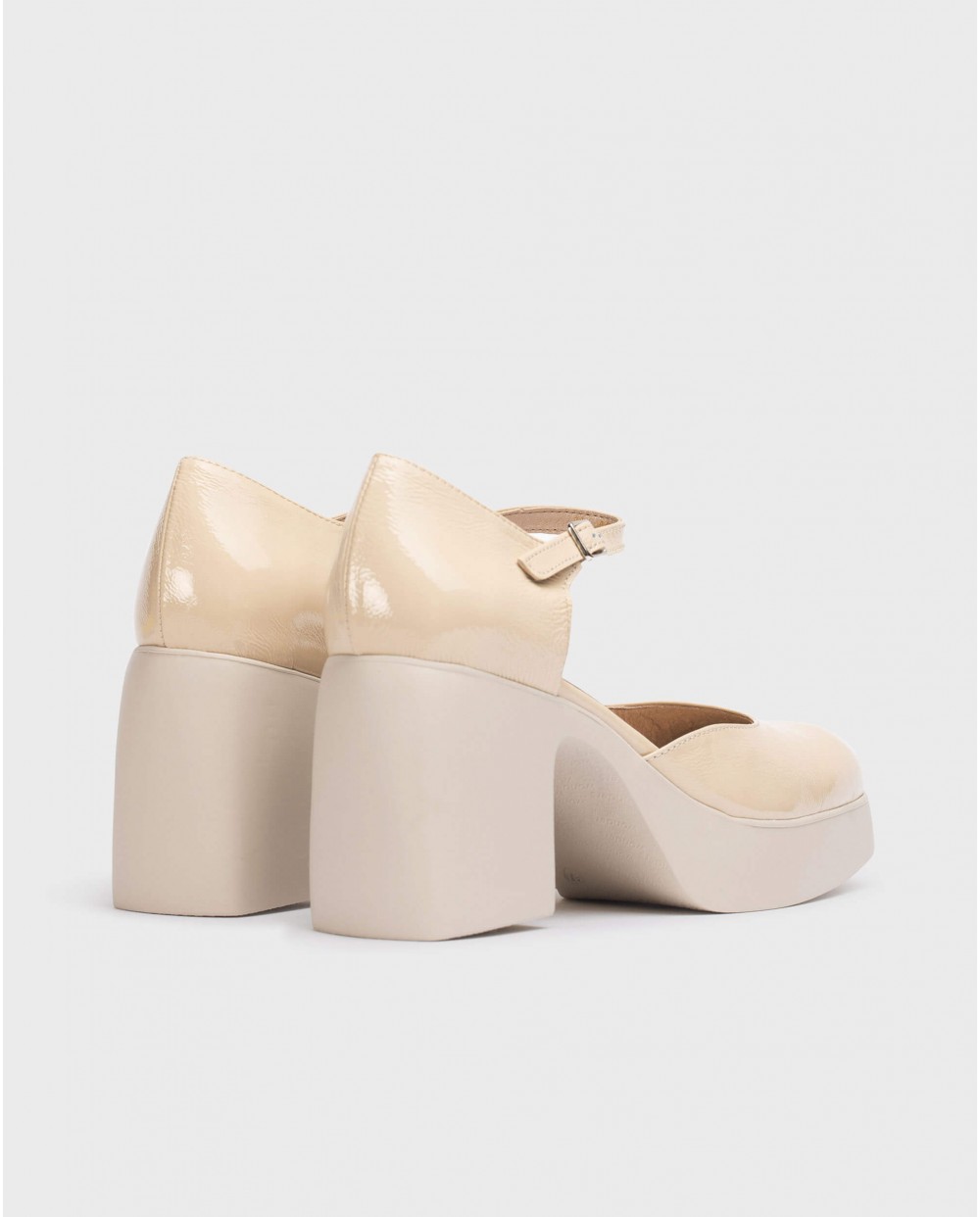 Wonders-Platforms-Beige LALA Mary Jane