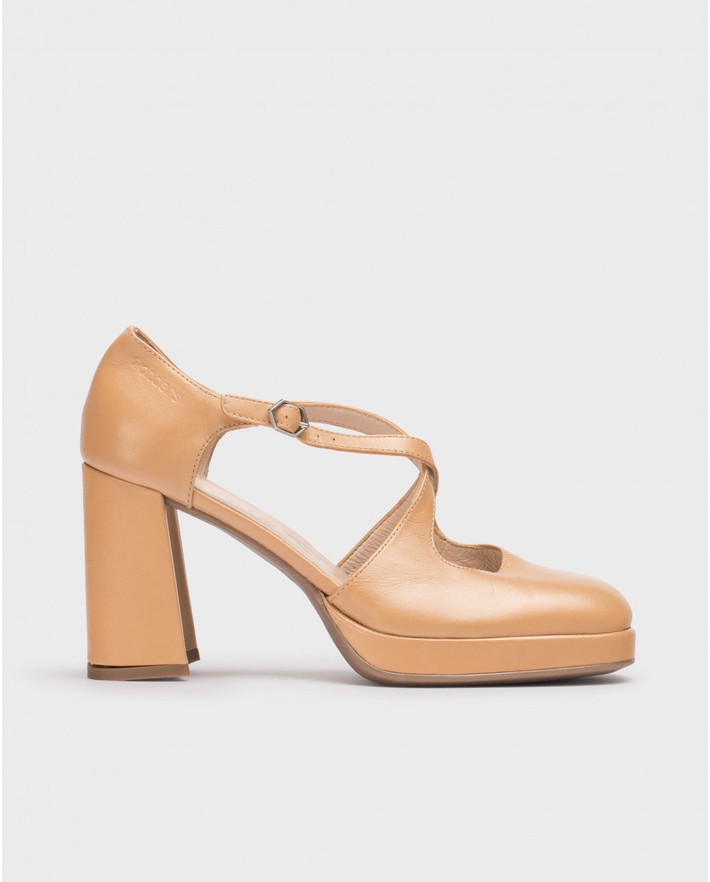 Wonders-Heels-Brown TAKI Shoe