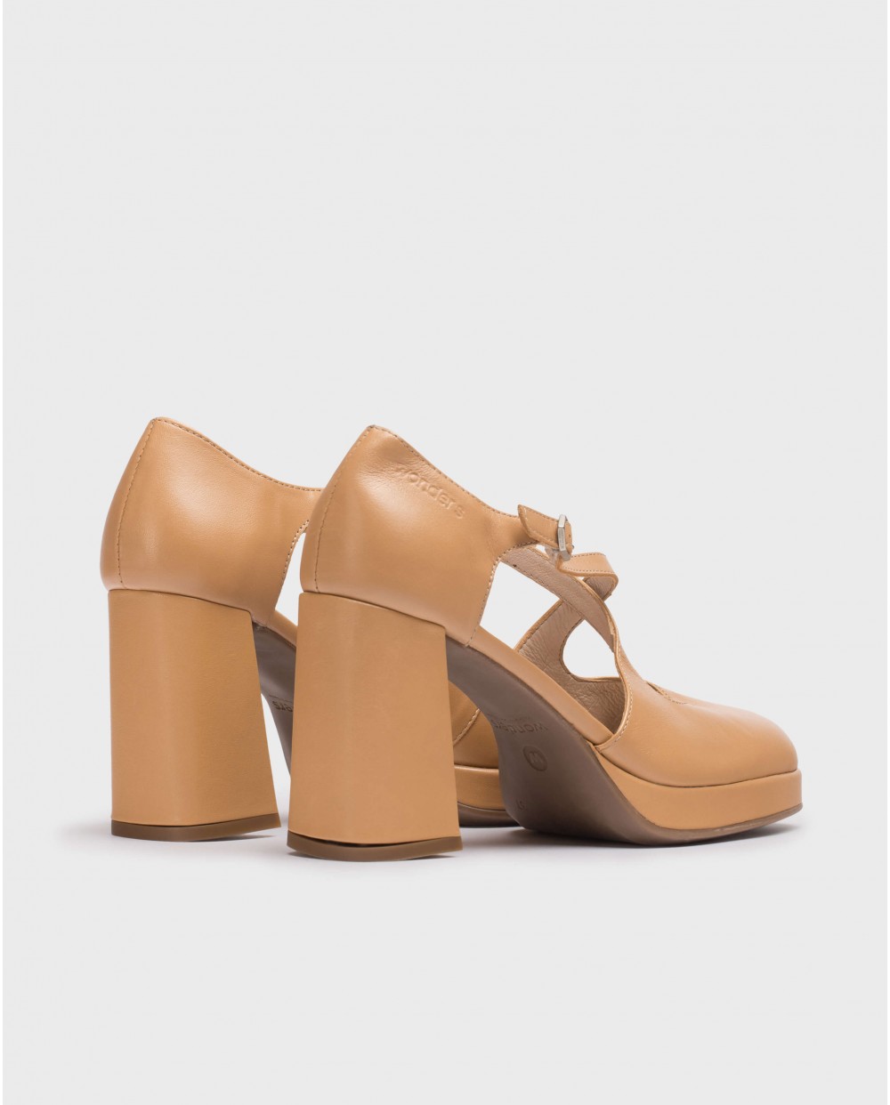 Wonders-Heels-Brown TAKI Shoe