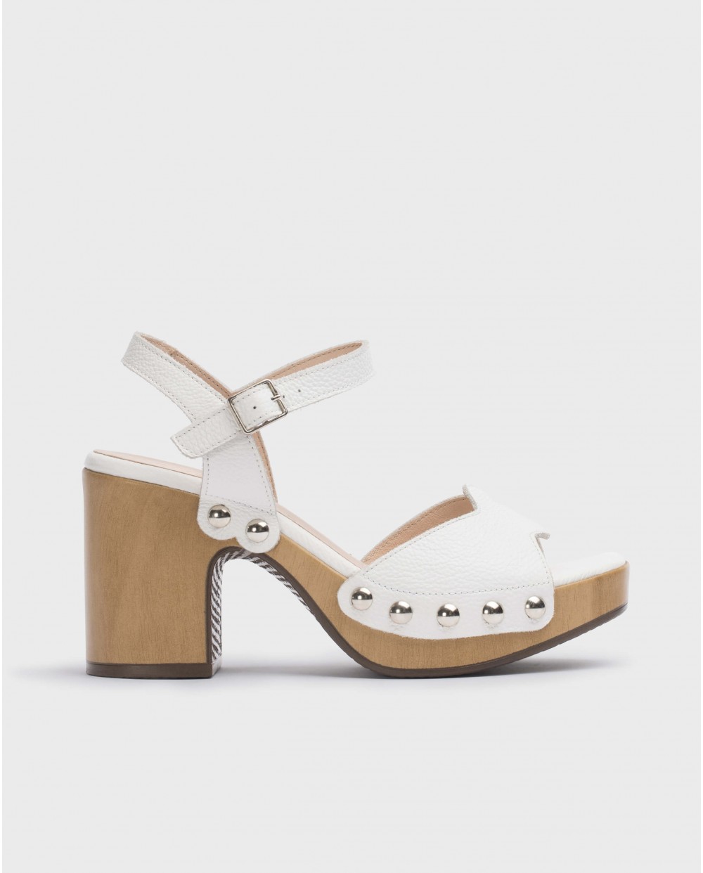 Wonders-Sandals-White Lexi shoe