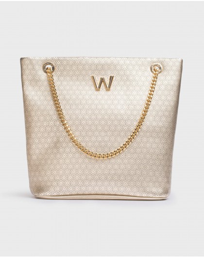 Wonders-Totes-LILY Gold Shopper