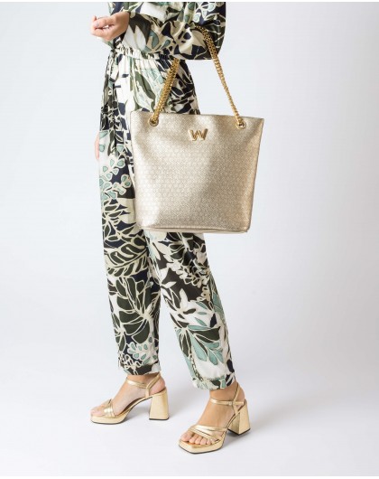 Wonders-Totes-LILY Gold Shopper
