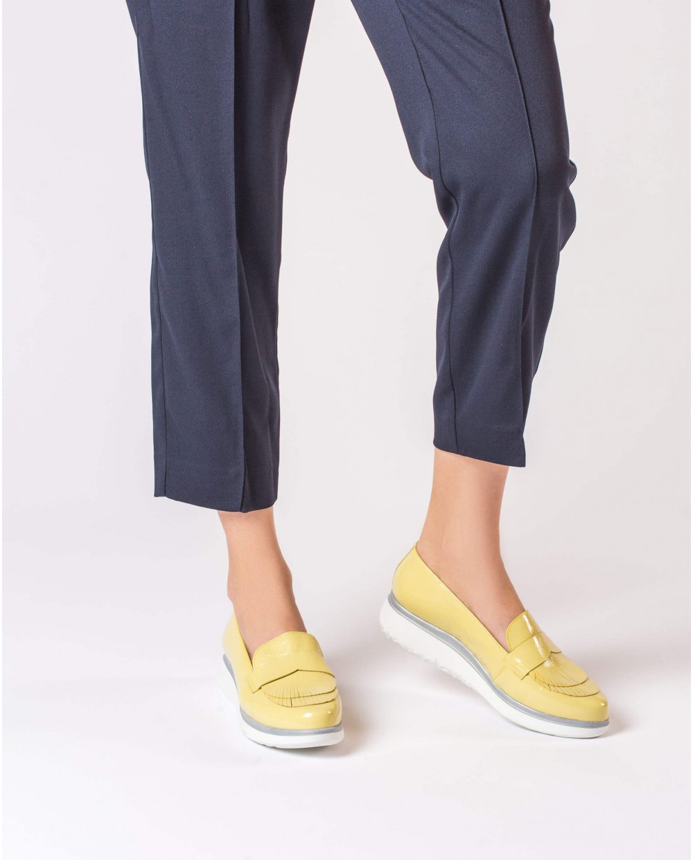 Wonders-Outlet Loafers-Yellow SHELL loafers