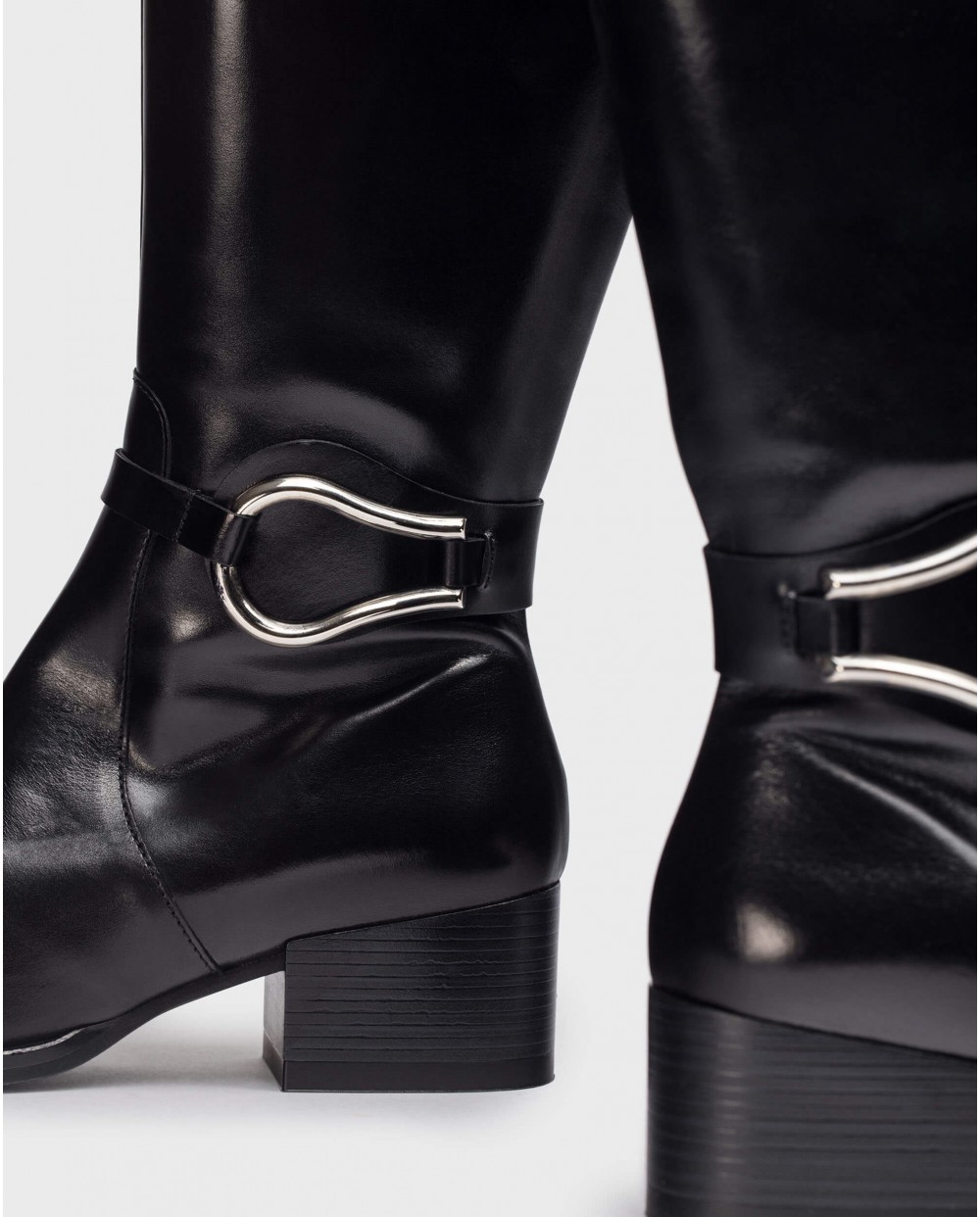 Wonders-Botas-Botas GOLDEN Negro